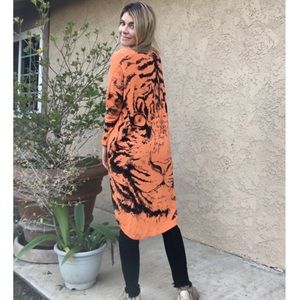 MINKPINK WATCH YOUR BACK HI-LOW SWEATER, M